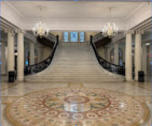 Grand staircase of the Massachusetts State House